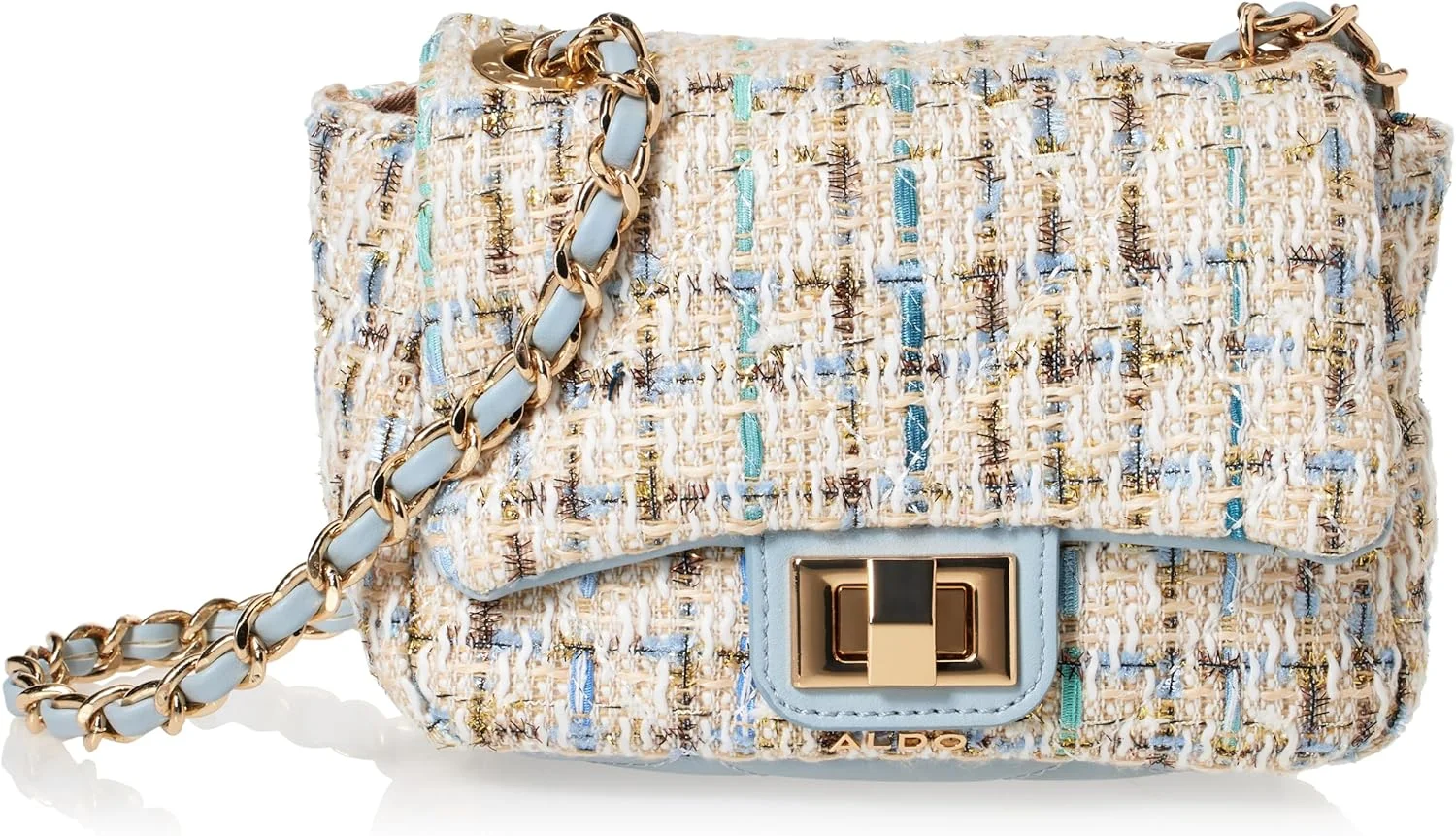 کیف دوشی زنانه آلدو مدل Lovaly آبی روشن کیف دوشی زنانه آلدو مدل Lovaly آبی روشن