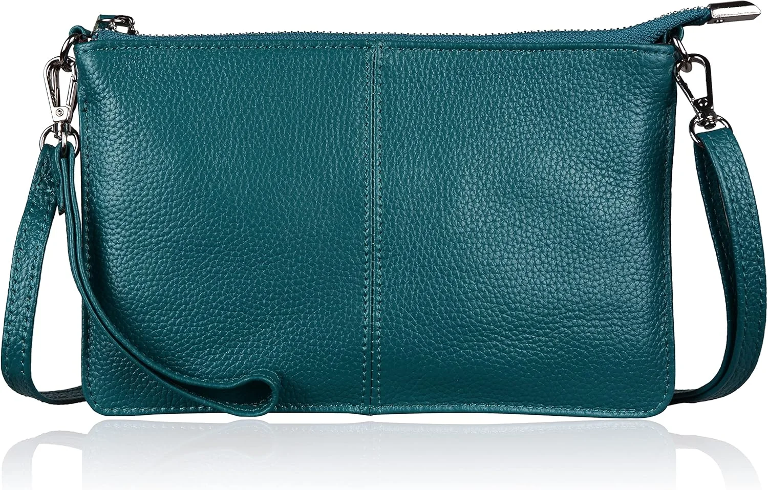 کیف دوشی چرمی کوچک تلفن همراه befen با زیپ نقره ای کیف دوشی چرمی کوچک تلفن همراه befen با زیپ نقره ای