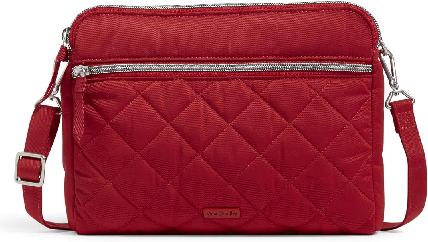 کیف رودوشی سه بخشی زنانه ورا بردلی با پارچه توییل با کارایی بالا کیف رودوشی سه بخشی زنانه ورا بردلی با پارچه توییل با کارایی بالا