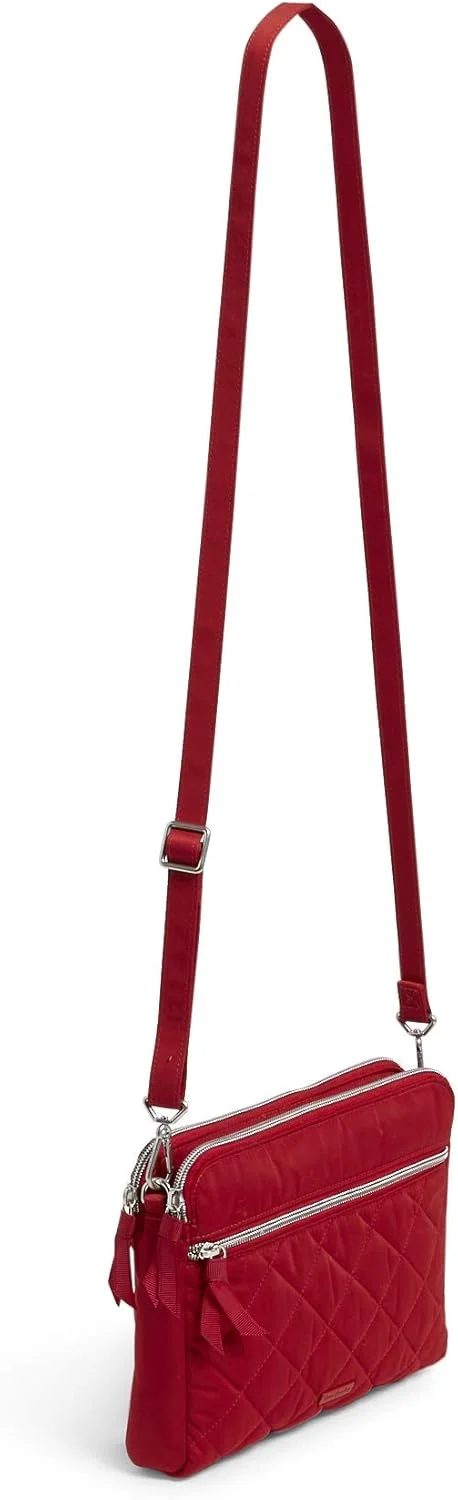 کیف رودوشی سه بخشی زنانه ورا بردلی با پارچه توییل با کارایی بالا کیف رودوشی سه بخشی زنانه ورا بردلی با پارچه توییل با کارایی بالا