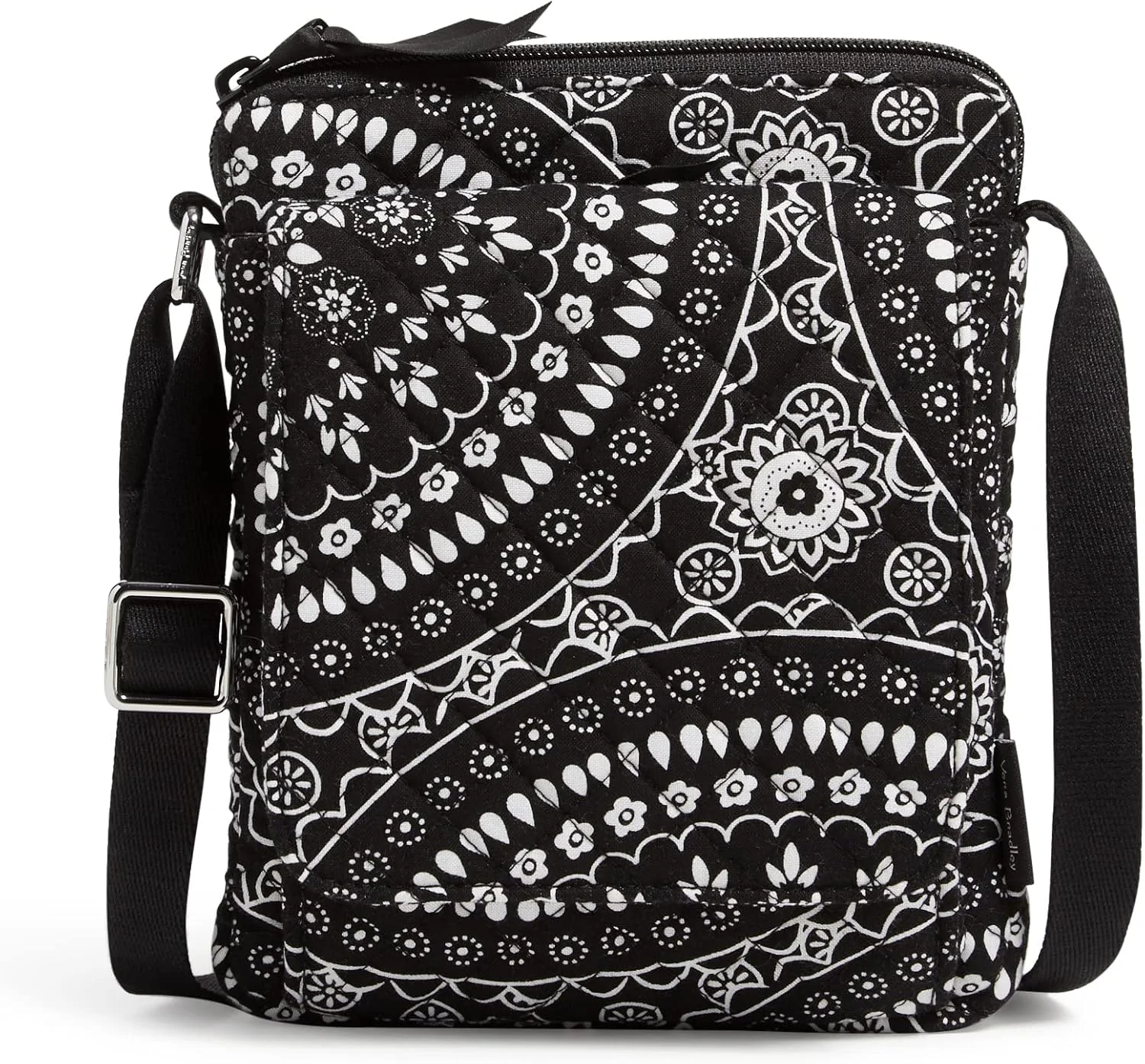 کیف دوشی کوچک زنانه ویرا بردلی مدل هیپستر، از جنس کتان با محافظ RFID کیف دوشی کوچک زنانه ویرا بردلی مدل هیپستر، از جنس کتان با محافظ RFID