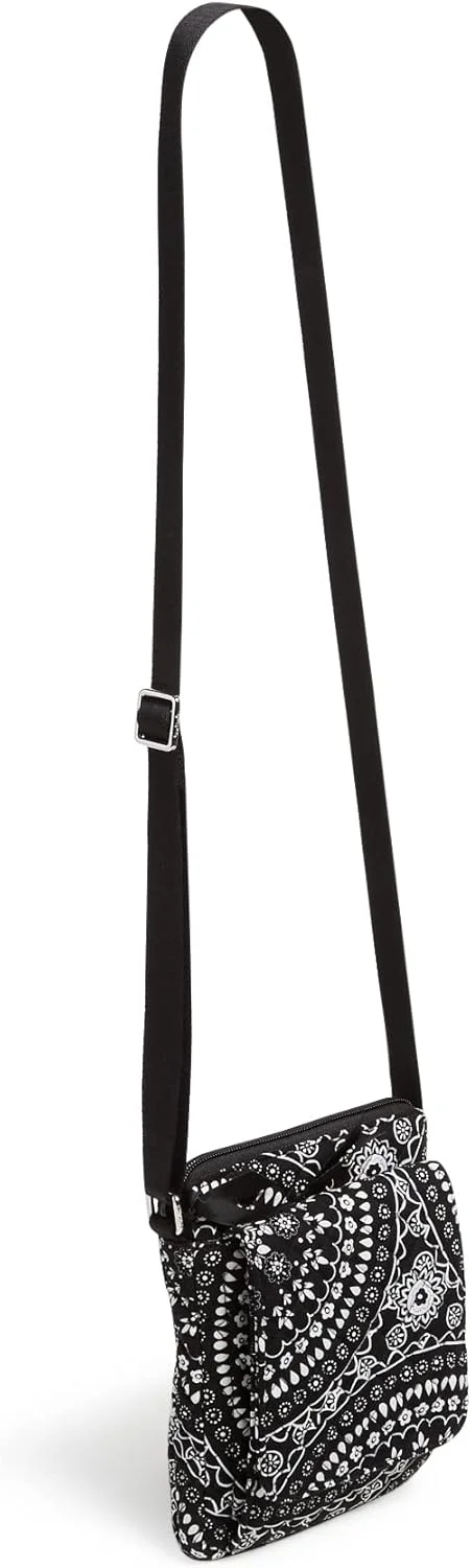 کیف دوشی کوچک زنانه ویرا بردلی مدل هیپستر، از جنس کتان با محافظ RFID