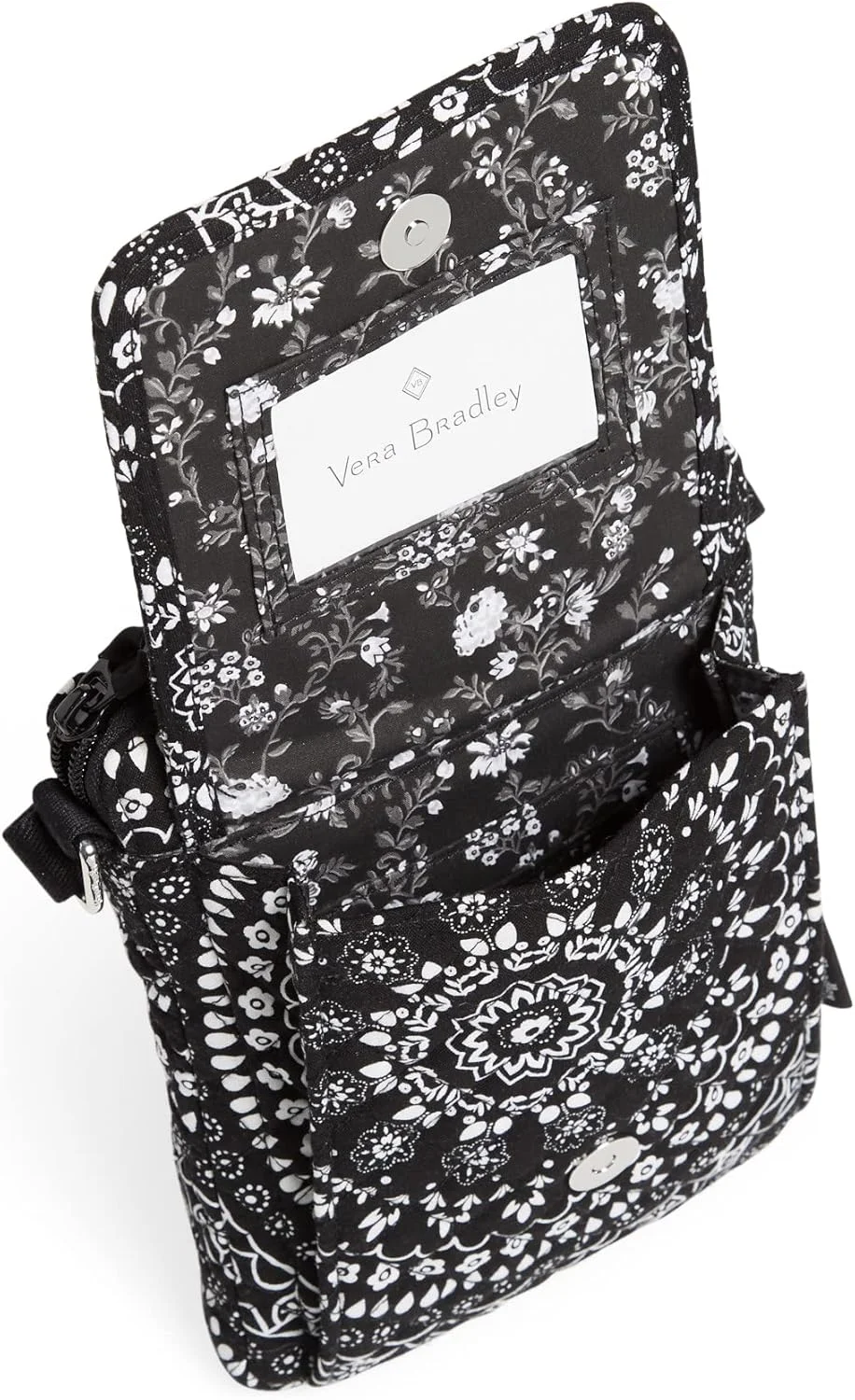 کیف دوشی کوچک زنانه ویرا بردلی مدل هیپستر، از جنس کتان با محافظ RFID