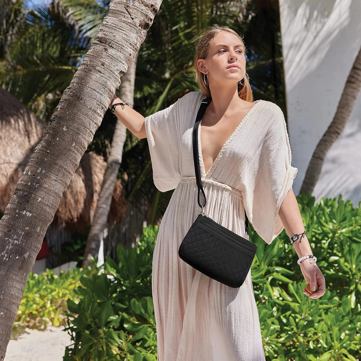 کیف دوشی و دستی ضد سرقت بوهو تراولون، مناسب برای خانم ها و آقایان