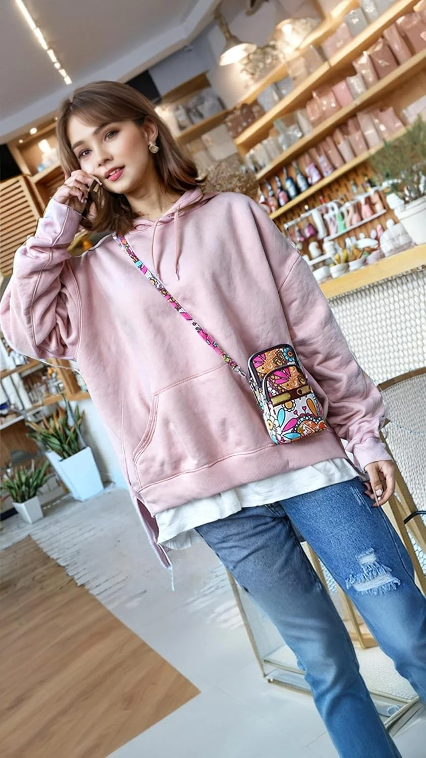 کیف دوشی بوم کوچک زنانه سوییت سون - کیف پول کراس بادی جادار و زیبا برای استفاده روزمره