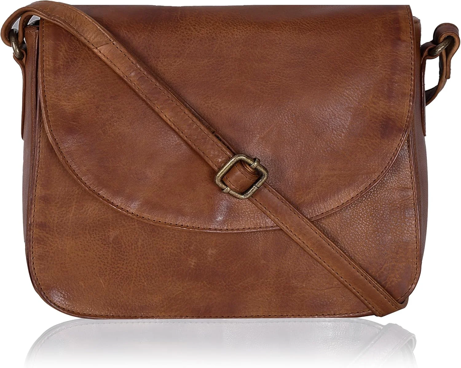 کیف دوشی چرمی زنانه و مردانه اوزورا مدل الا (تک عددی)