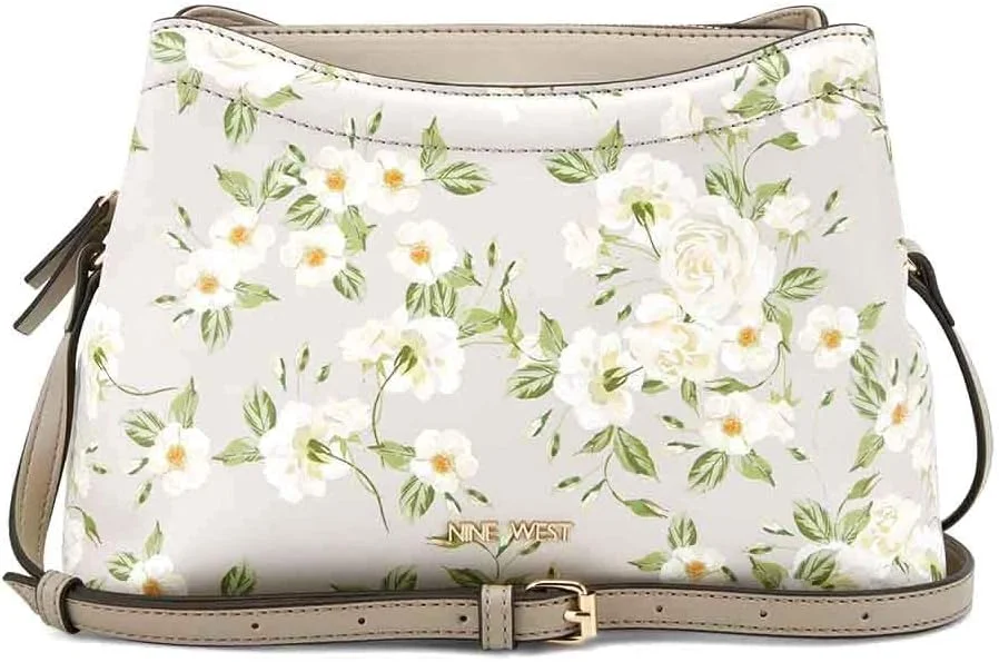 کیف دوشی کوچک ناین وست مدل Kamari با طرح گل صدتومانی