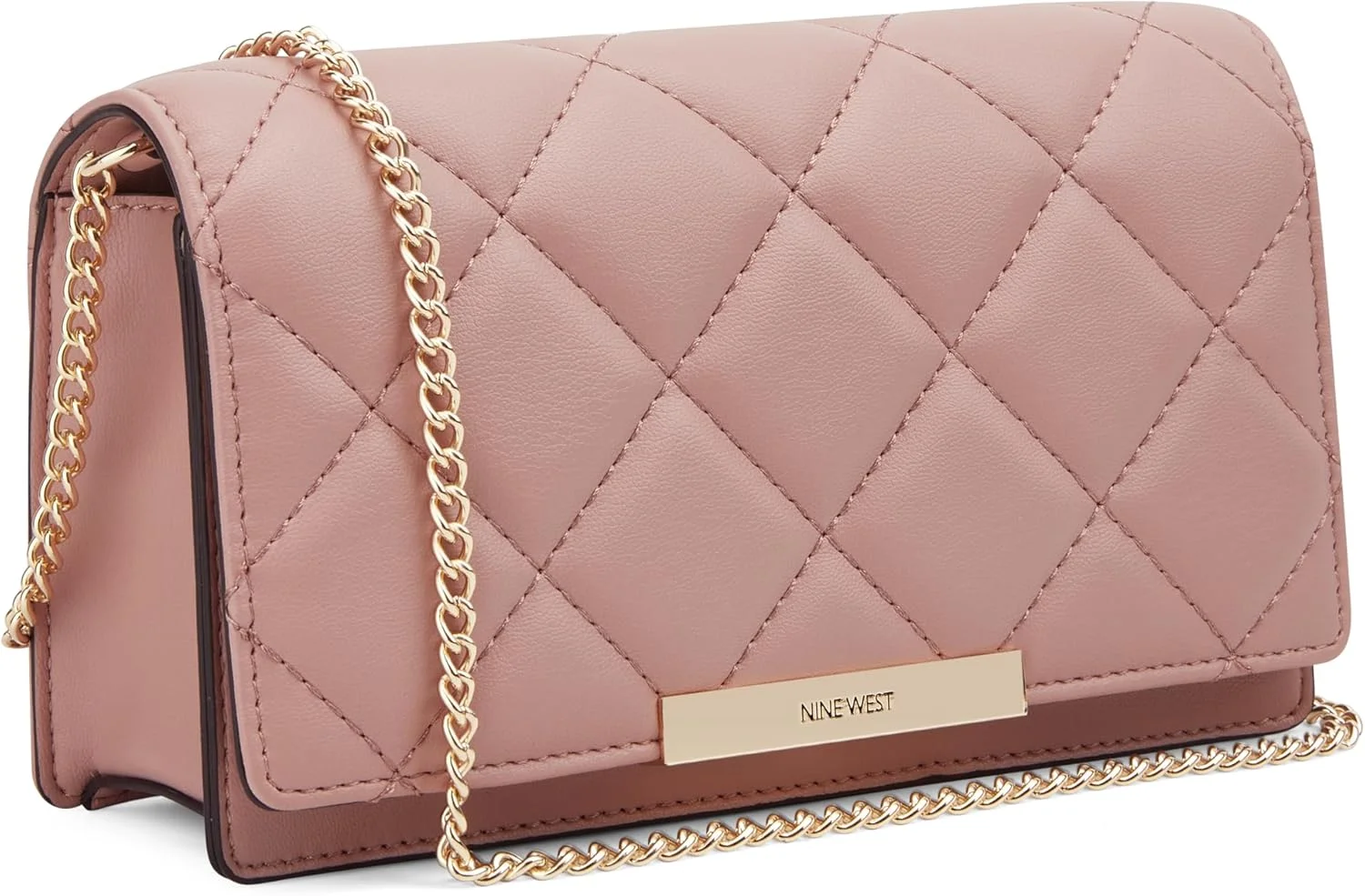 کیف دوشی زنانه ناین وست مدل Mirabella با زنجیر و جای موبایل، طراحی شیک