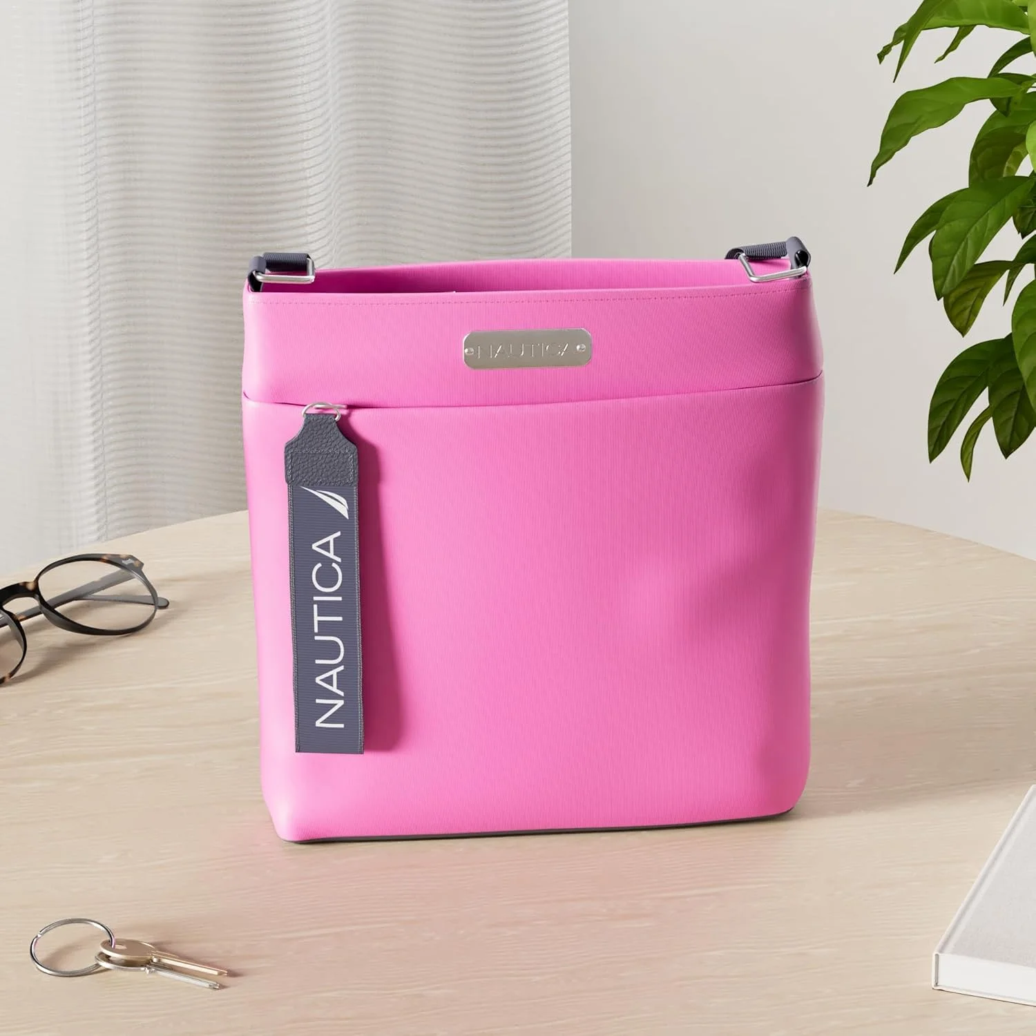 کیف رودوشی کوچک نایلونی زنانه ناتیکا مدل Diver با بند شانه قابل تنظیم (تک عددی)