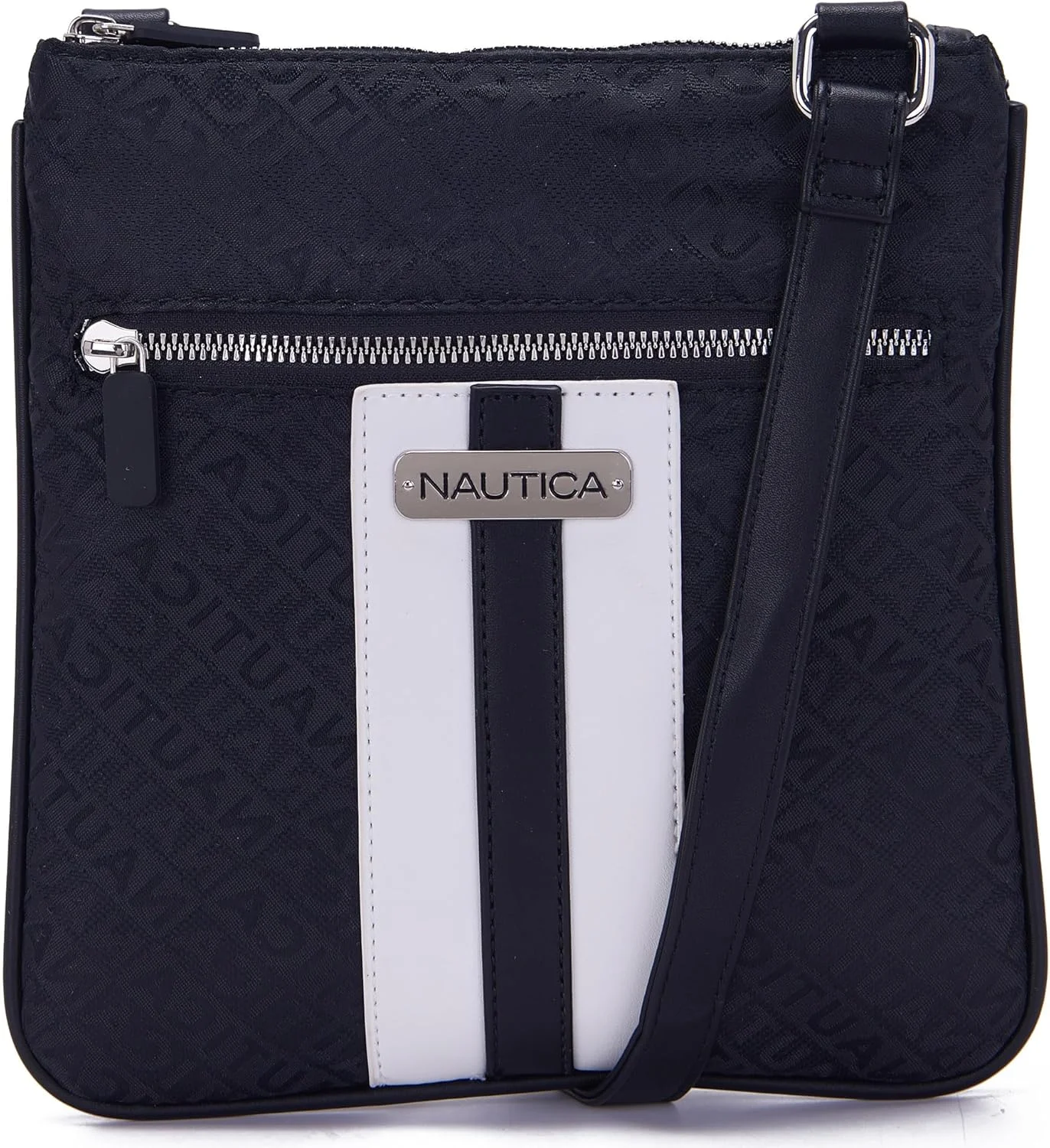 کیف رودوشی زنانه ناتیکا مدل Lakeside Signature Jaquard North South Crossbody (تک عددی)