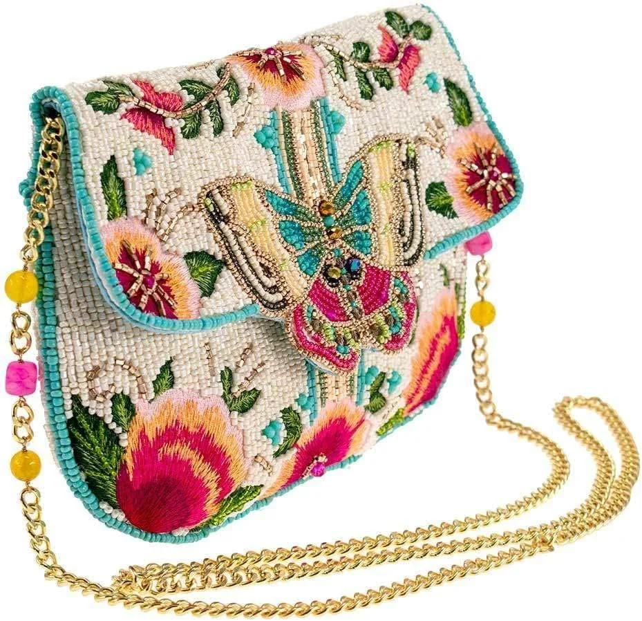 کیف دوشی زنانه مری فرانسیس مدل Dream Chaser، کیف پول سکه ای، مد زنانه، کیف کوچک مشکی