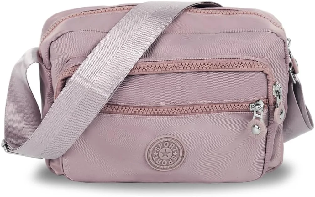 کیف دوشی HASTHIP® زنانه، کیف دستی جادار و شیک، کیف ضدآب، کیف شانه ای مناسب کار، سفر، خرید و ساحل با جیب های متعدد، کیف دستی ترندی