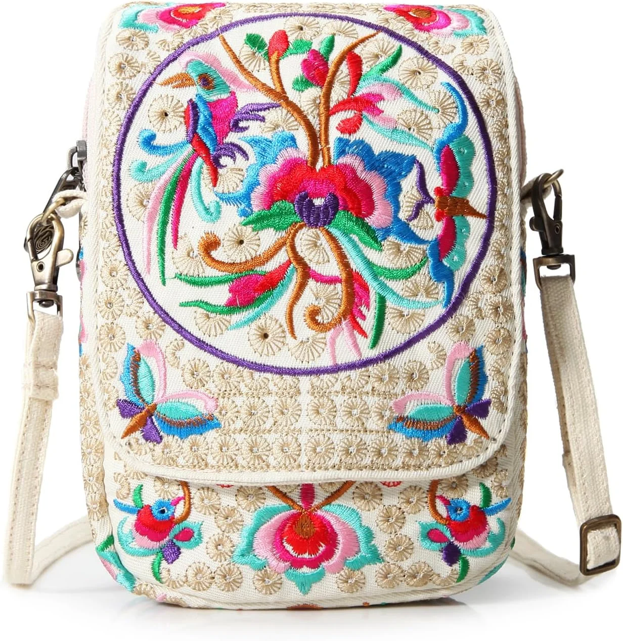 کیف دوشی زنانه گودهان مدل Sc081-بژ رترو، وسترن