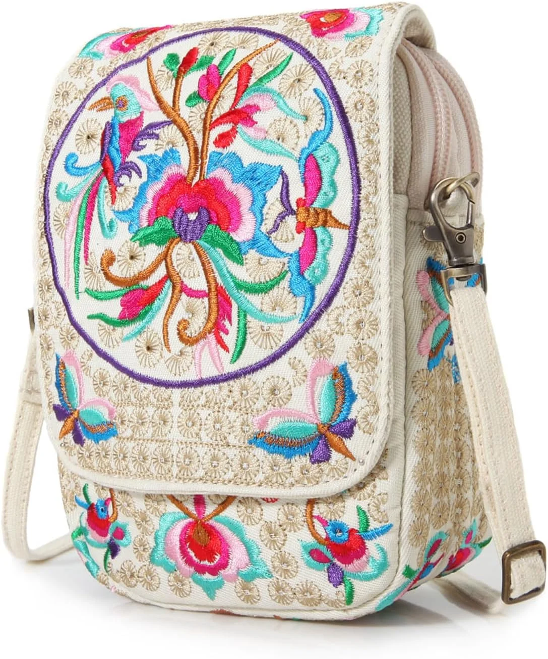 کیف دوشی زنانه گودهان مدل Sc081-بژ رترو، وسترن