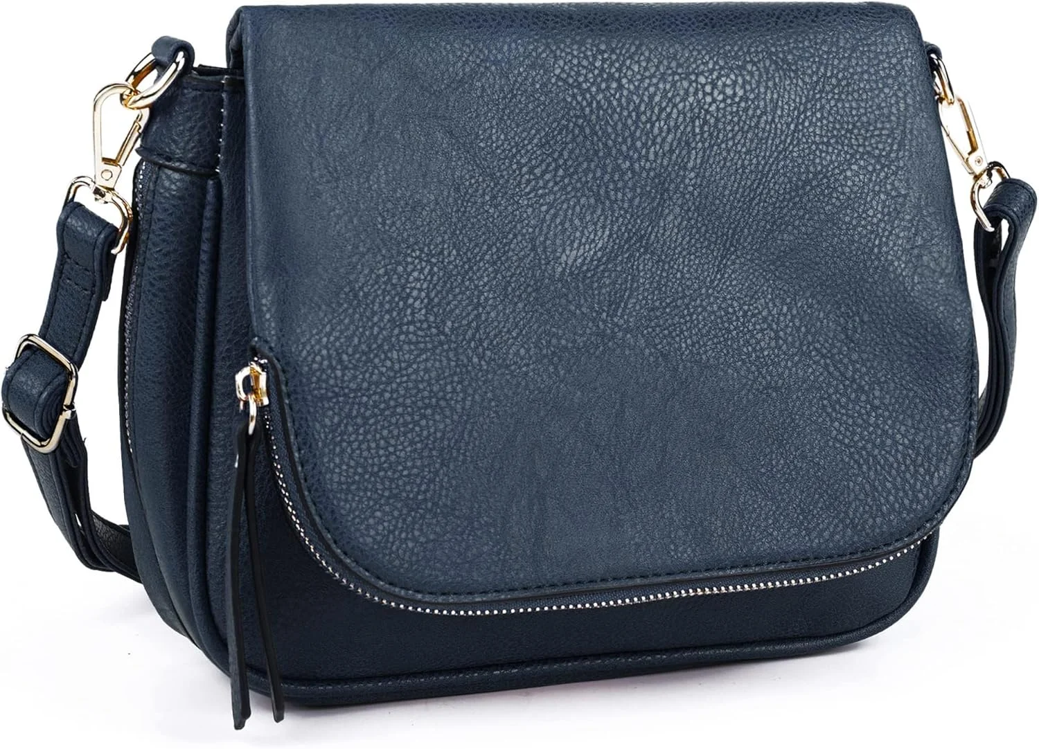 کیف دوشی کوچک زنانه GLITZALL، کیف دستی چرمی PU با بند بلند و جیب های متعدد