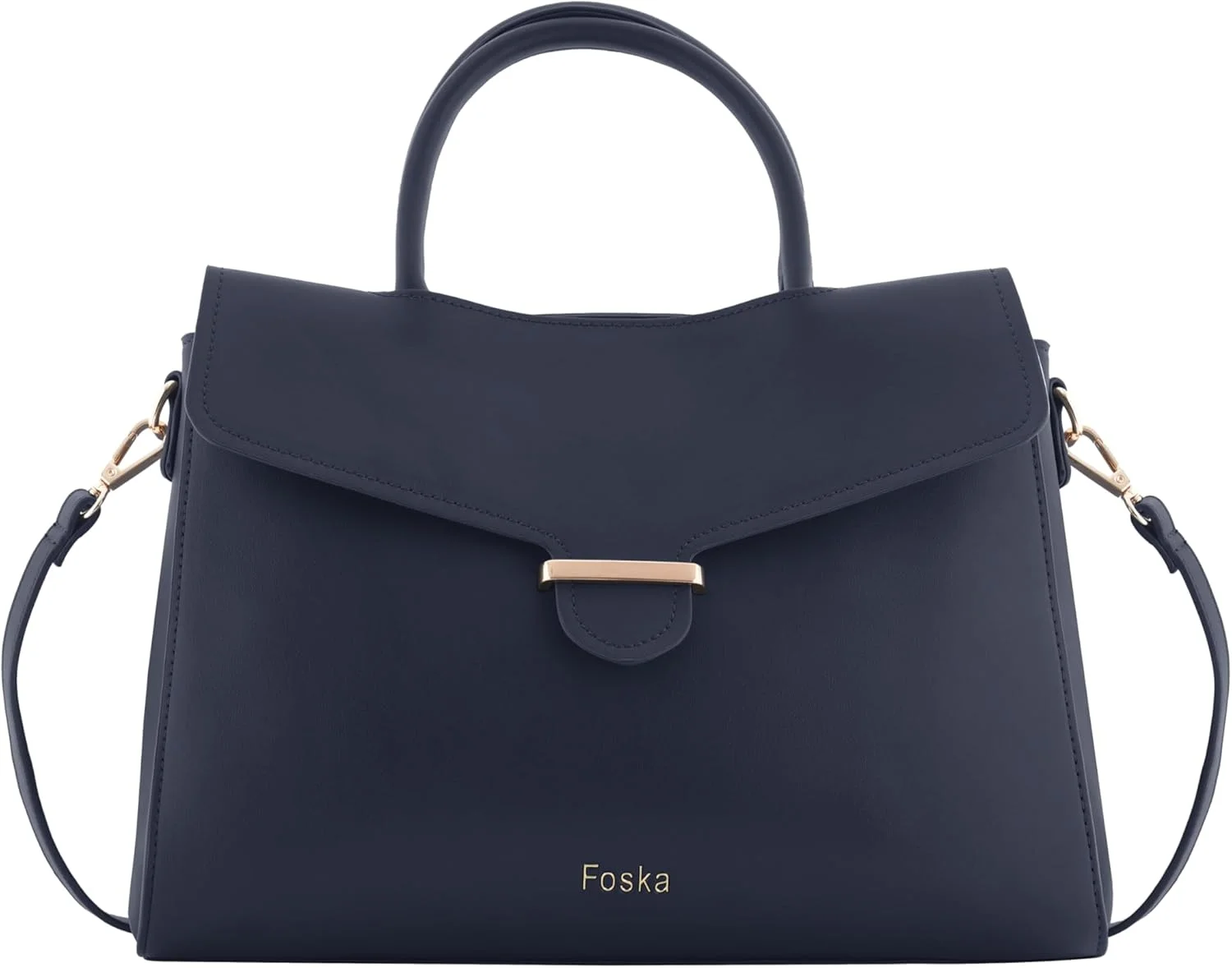 کیف دوشی زنانه فاسکا - کیف دستی چرم PU با کیفیت بالا با بند قابل تنظیم، کیف شانه ای شیک، جادار و کاربردی برای استفاده روزمره