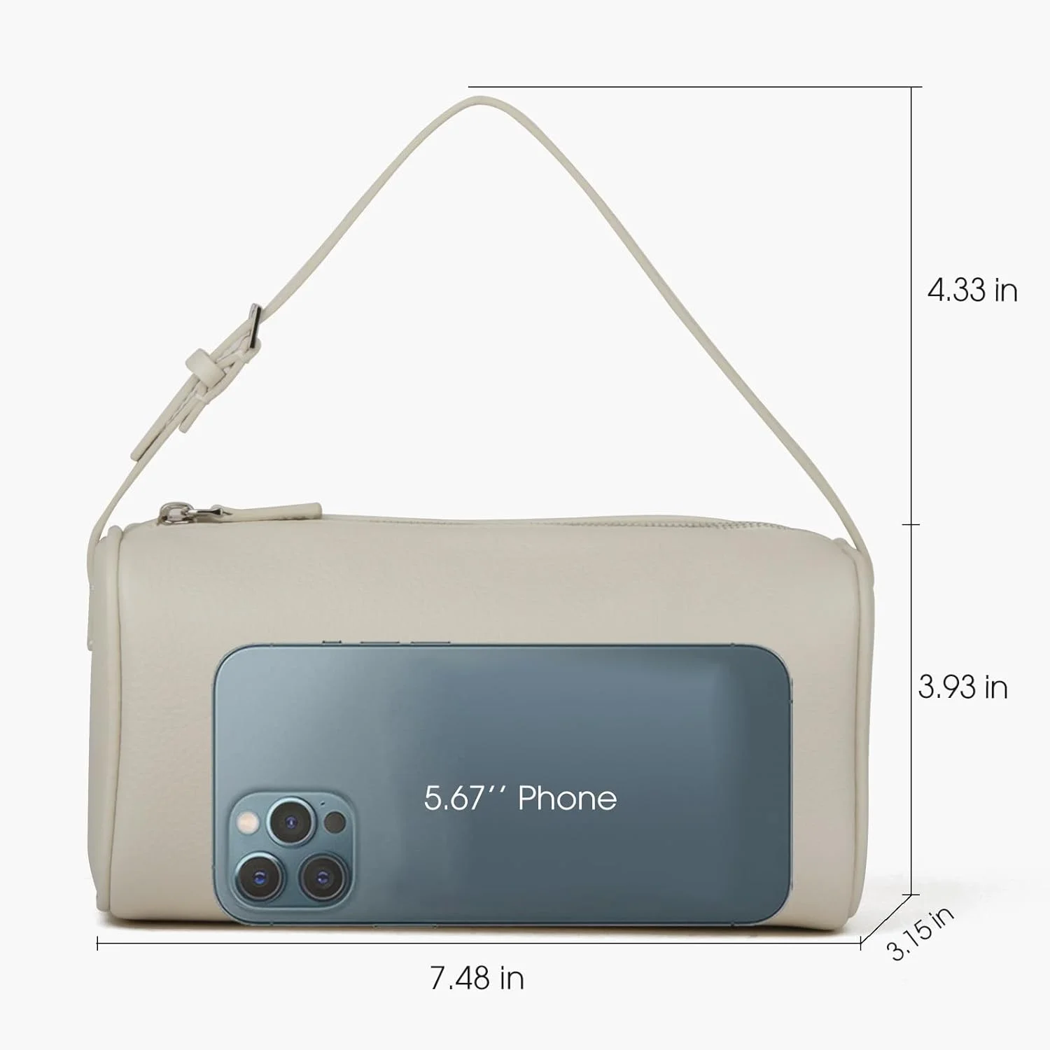 کیف دستی چرمی زنانه با بند قابل تنظیم