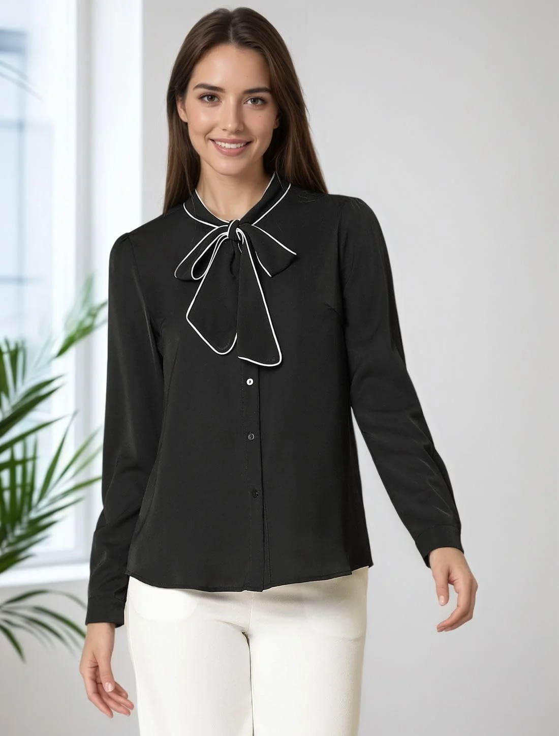 پیراهن زنانه الگرا کا، بلوز راه راه پایه