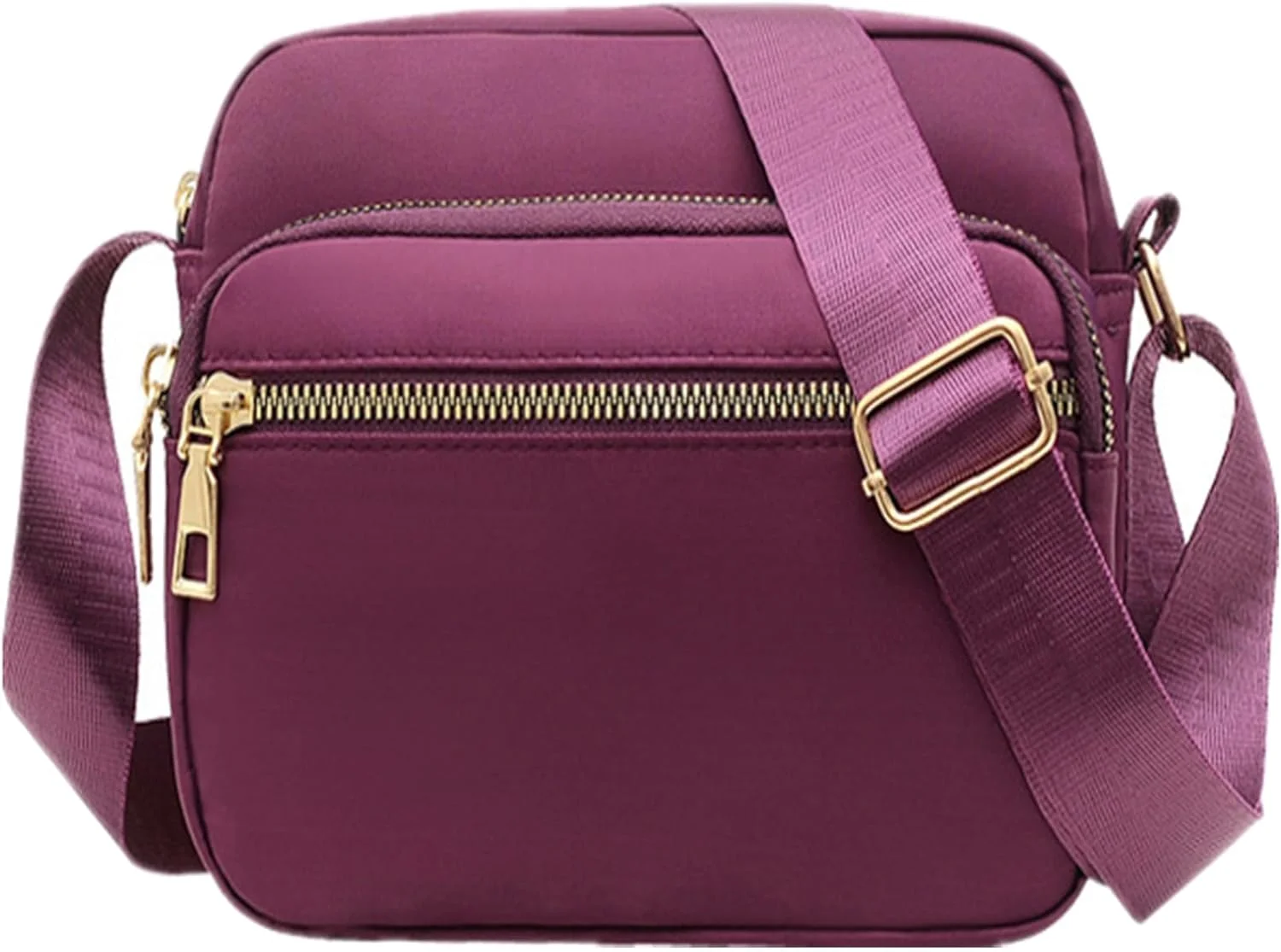 کیف دوشی نایلونی DIHKLCIO برای زنان، کیف دستی و کیف پول زنانه، کیف پیام رسان غیر رسمی زنانه، کیف دوشی مشکی ضد آب