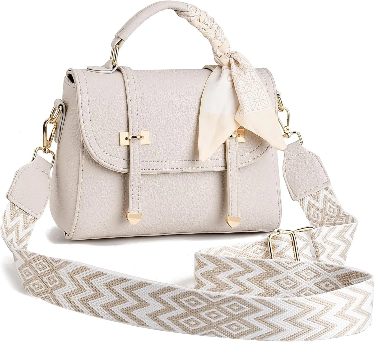 کیف دوشی زنانه، کیف چرمی، فشن، کیف دوشی ضخیم با بند شانه قابل تنظیم، کیف دوشی بزرگ مسافرتی، دارای محفظه‌های متعدد، مناسب استفاده روزانه، کمپینگ، هدیه برای خانم‌ها