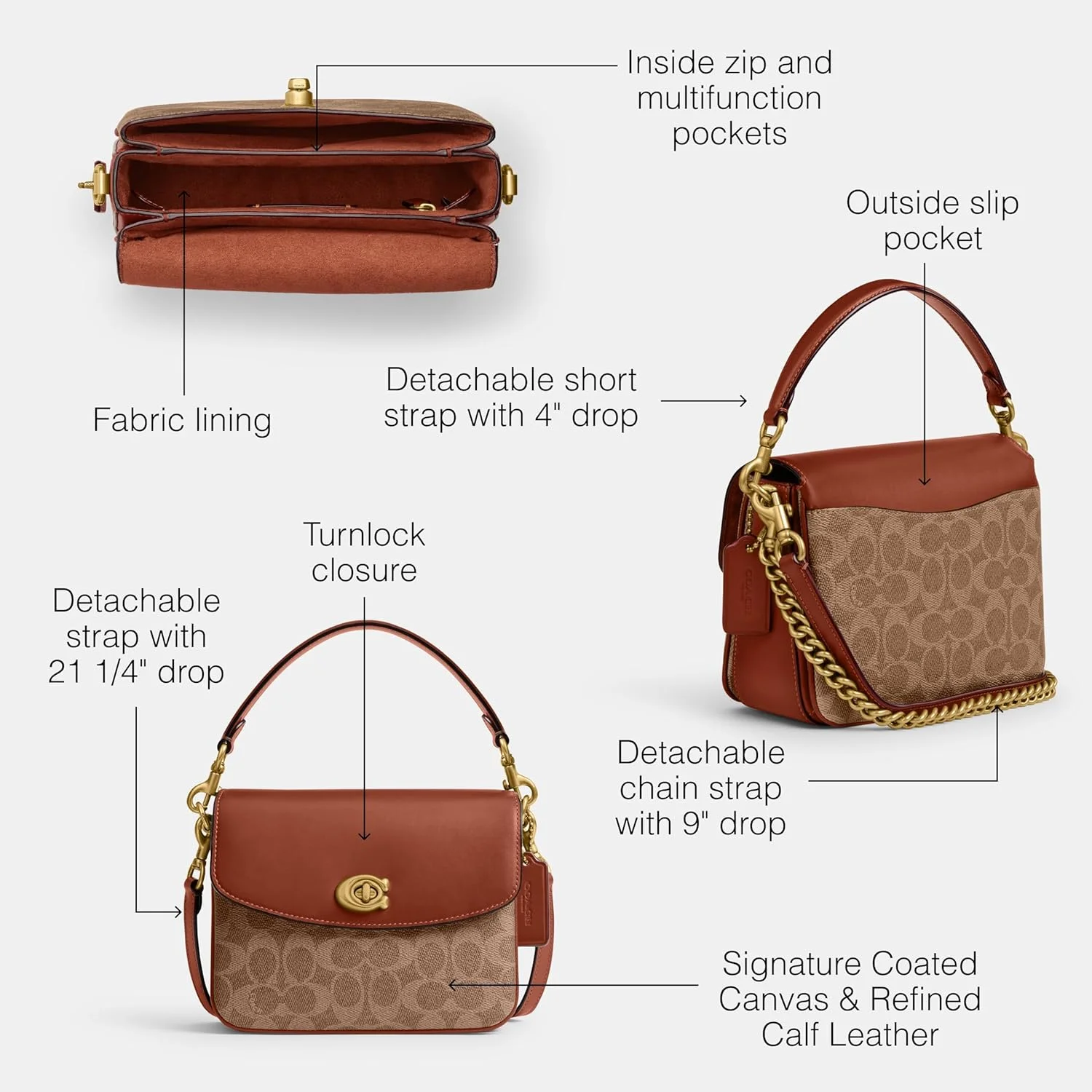 کیف دستی زنانه کاسی کراس بادی 19 کوچ (تک عددی)