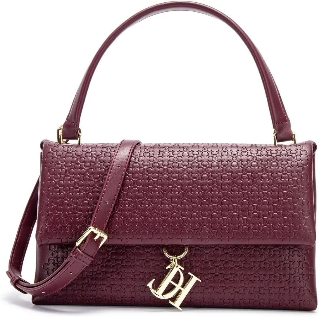 کیف دستی زنانه با طرح حروف، کیف کراس بادی فشن، کیف بزرگ شانه ای زنانه، کیف چرمی PU با دسته بالایی برای کار، مسافرت و خرید