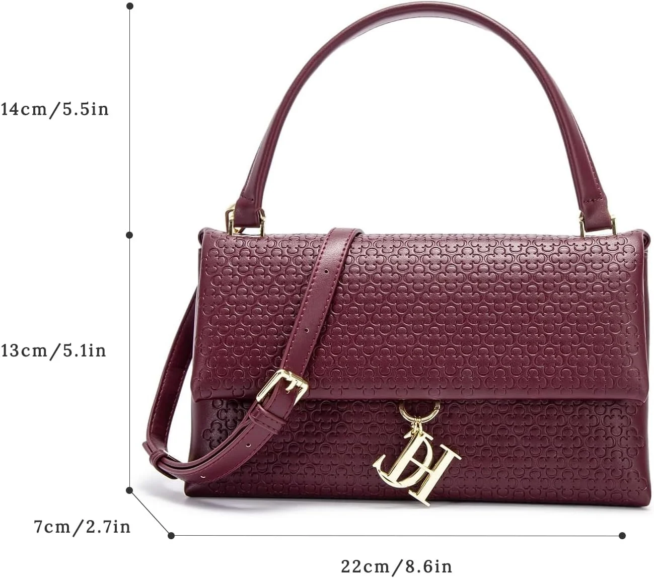 کیف دستی زنانه با طرح حروف، کیف کراس بادی فشن، کیف بزرگ شانه ای زنانه، کیف چرمی PU با دسته بالایی برای کار، مسافرت و خرید