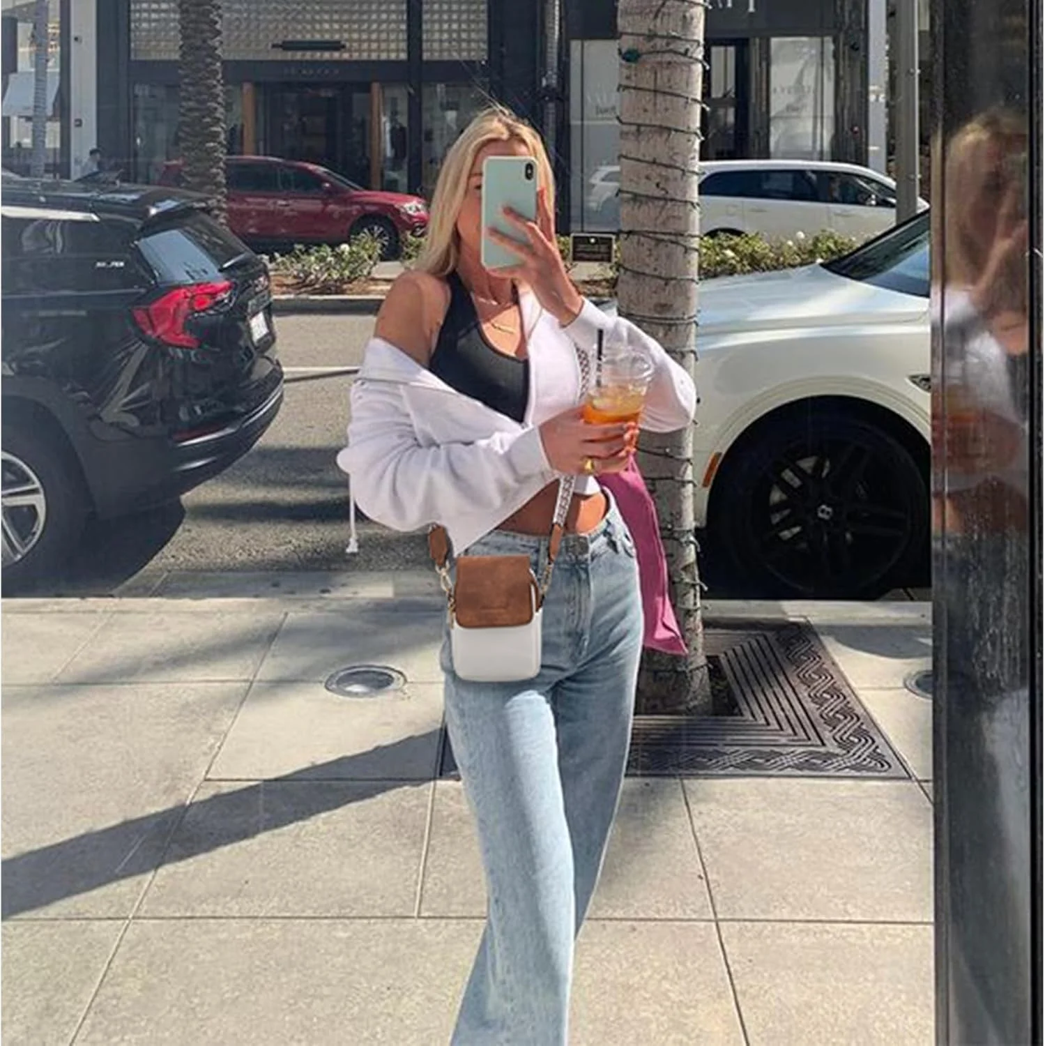 کیف دوشی کوچک زنانه بوستانتن، کیف موبایل چرمی، کیف دستی کوچک دوشی