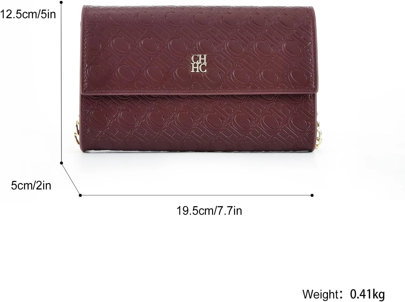 کیف دوشی کوچک CHCH زنانه، کیف پول و کیف دستی تلفن همراه با جای کارت اعتباری