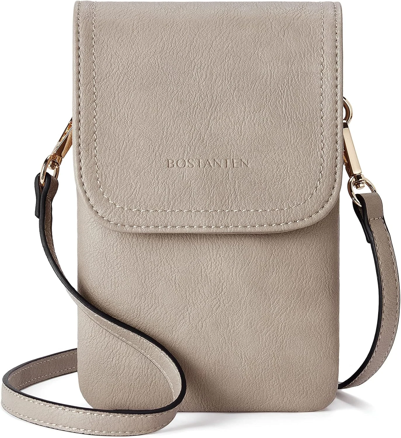 کیف دوشی زنانه بوستانتن، کیف کوچک دوشی چرمی، کیف پول موبایل، کیف شانه ای