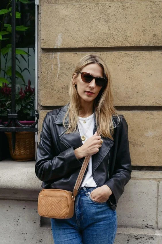 کیف دوشی زنانه بوستانتن، کیف دستی کوچک چرمی با بند پهن