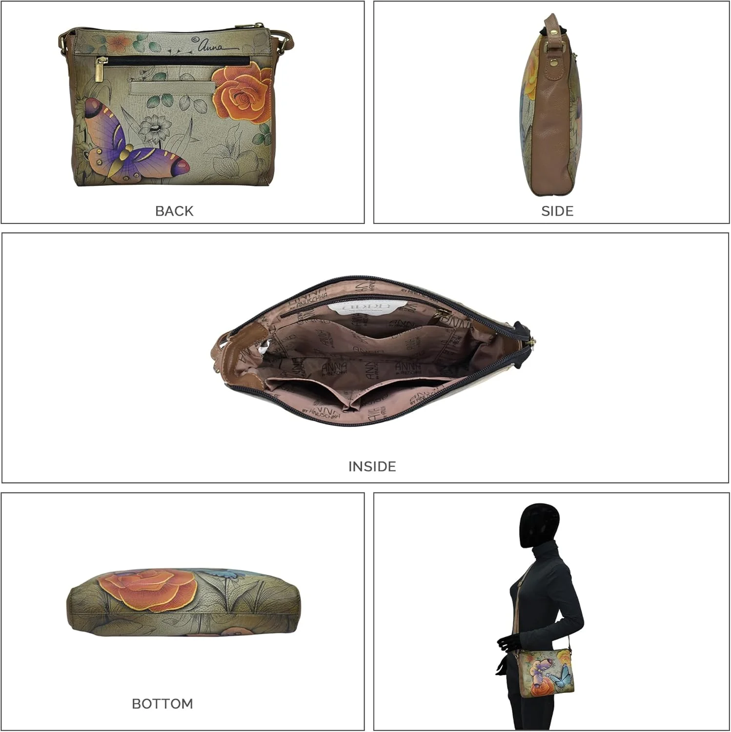 کیف دوشی باریک متوسط آنا از آنوشکا