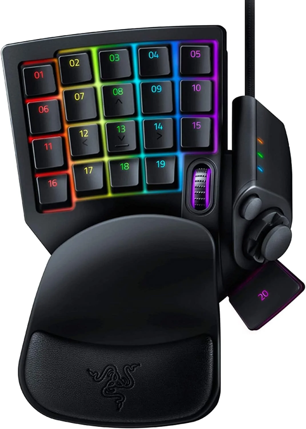 صفحه کلید مخصوص بازی Razer Tartarus V2 - طراحی ارگونومیک، 32 کلید، با نورپردازی Razer Chroma - مشکی صفحه کلید مخصوص بازی Razer Tartarus V2 - طراحی ارگونومیک، 32 کلید، با نورپردازی Razer Chroma - مشکی