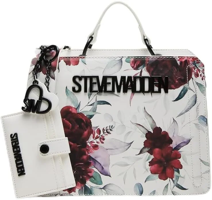 کیف دستی زنانه استیو مادن مدل Bevelin با طرح گل