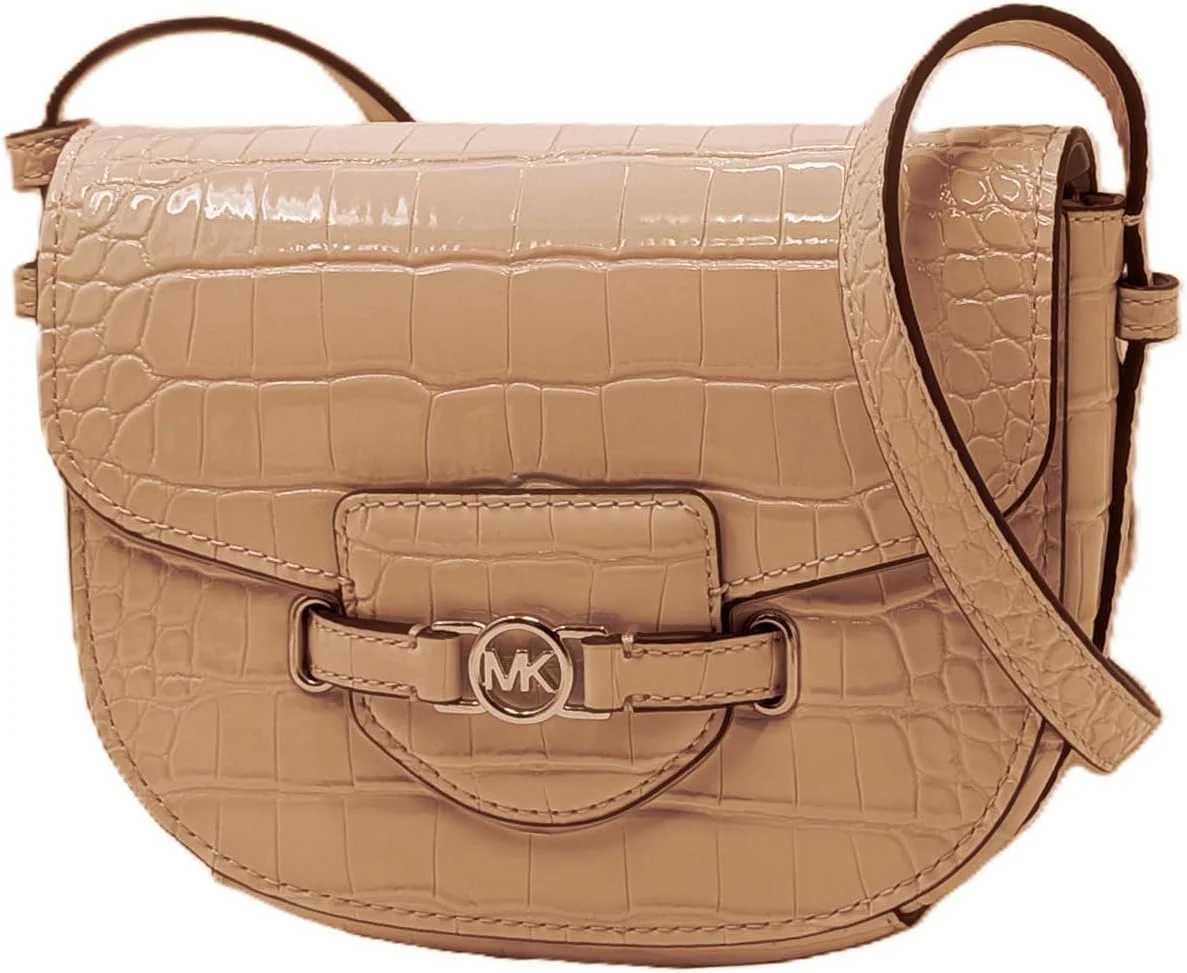 کیف دستی زنانه مایکل کورس مدل Reed، کوچک و رودوشی (طرح گوزن)