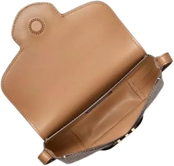 کیف دستی زنانه مایکل کورس مدل Reed، کوچک و رودوشی (طرح گوزن)