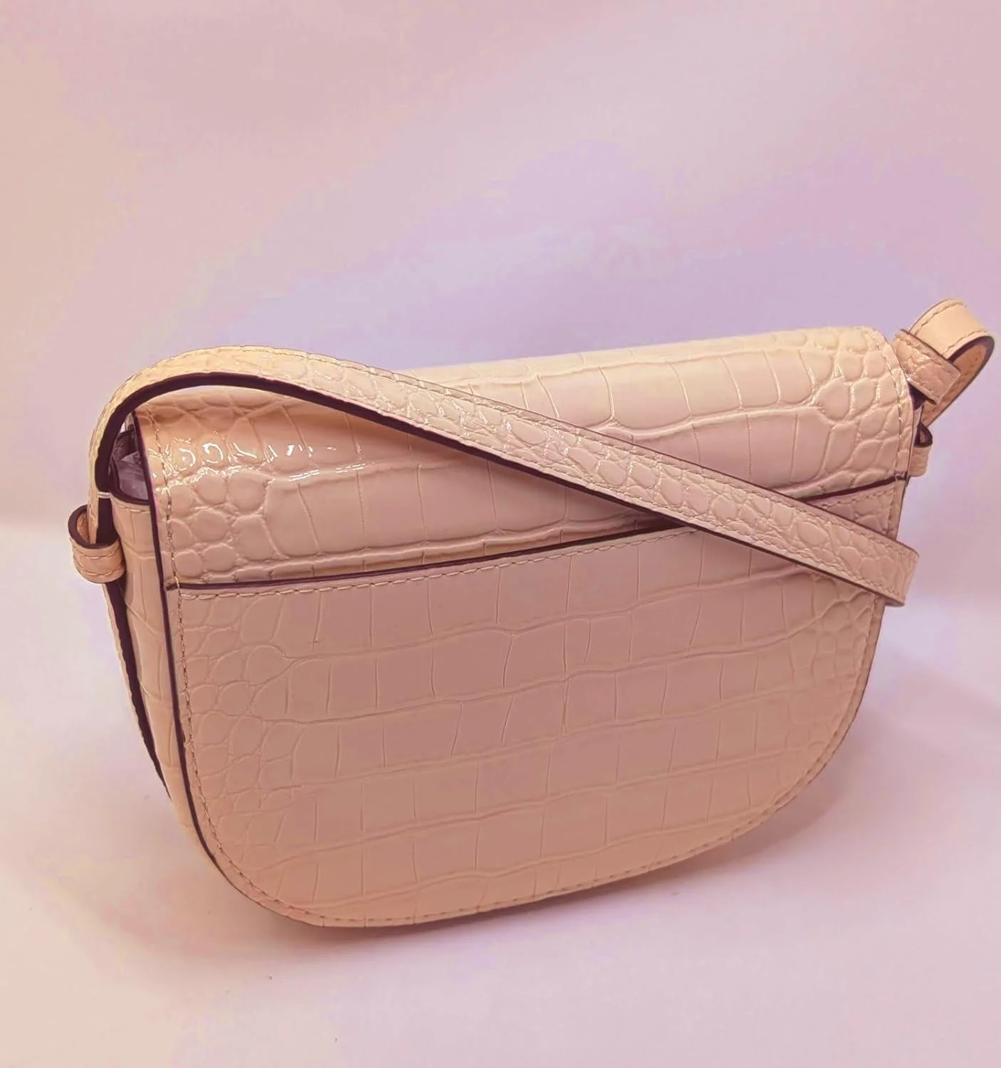 کیف دستی زنانه مایکل کورس مدل Reed، کوچک و رودوشی (طرح گوزن)