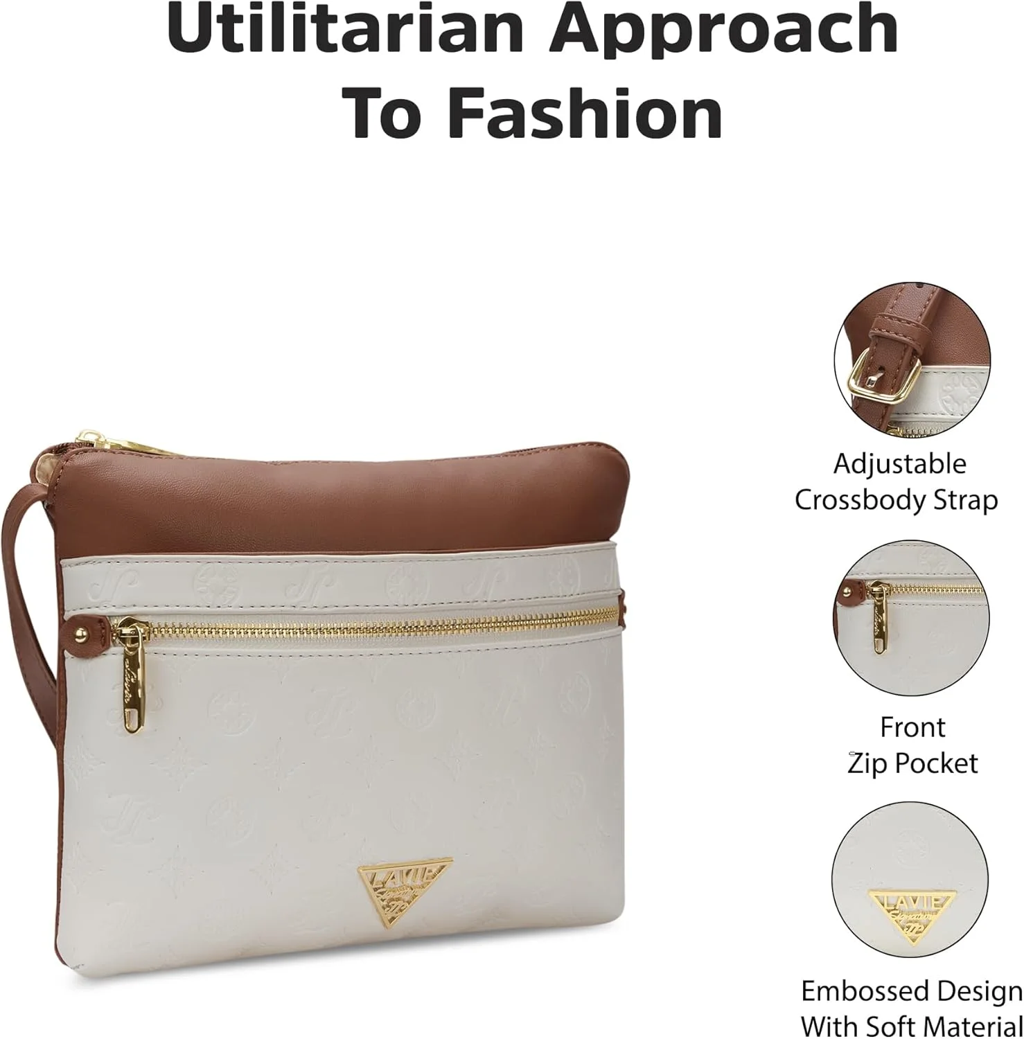 کیف دوشی زنانه لاوی سیگنیچر مدل Galax با طراحی رنگی | کیف شانه ای شیک | کیف دستی زنانه | هدیه برای خانم ها