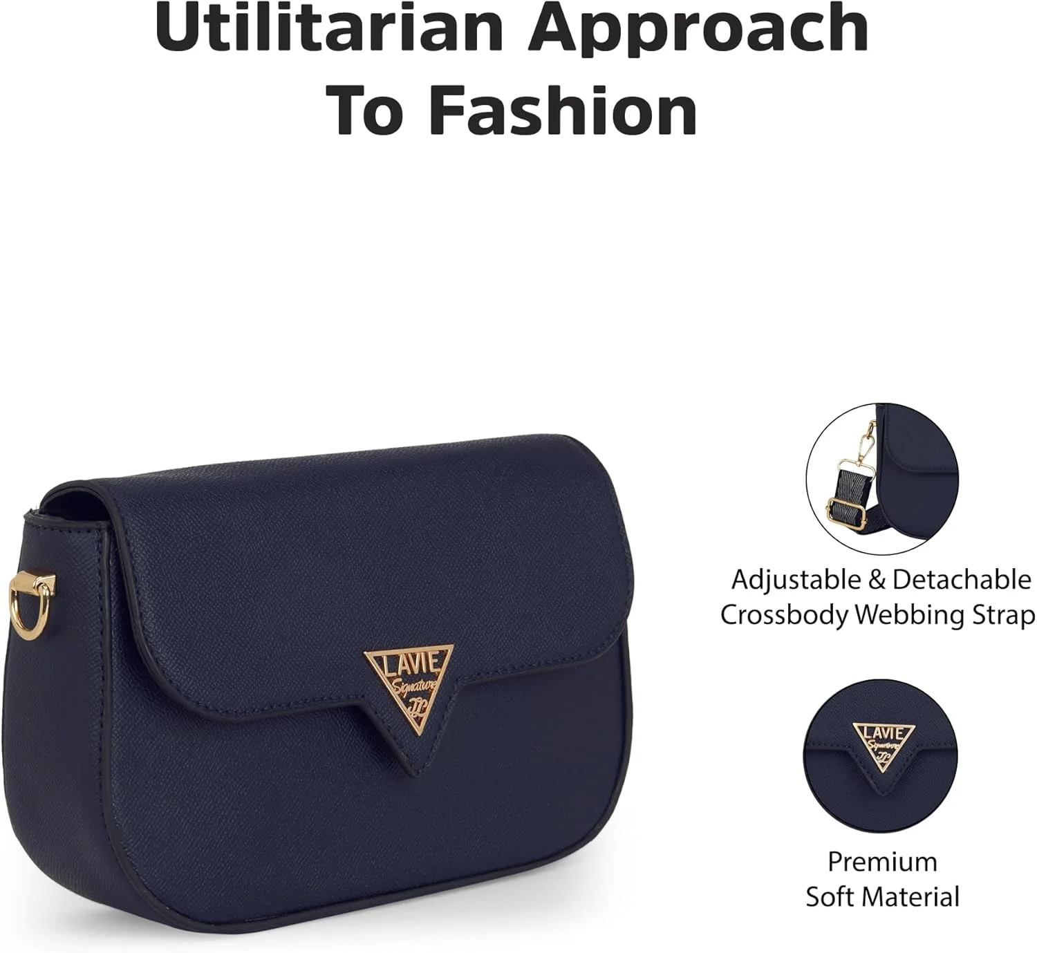 کیف دوشی زنانه لاوی سیگنیچر مدل LS Victoria Flap | کیف شیک رودوشی | کیف دستی زنانه | هدیه برای خانم ها