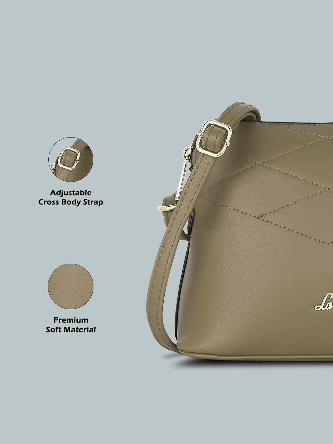 کیف دوشی زنانه لاوی مدل Marma Zigzag (تک عددی)