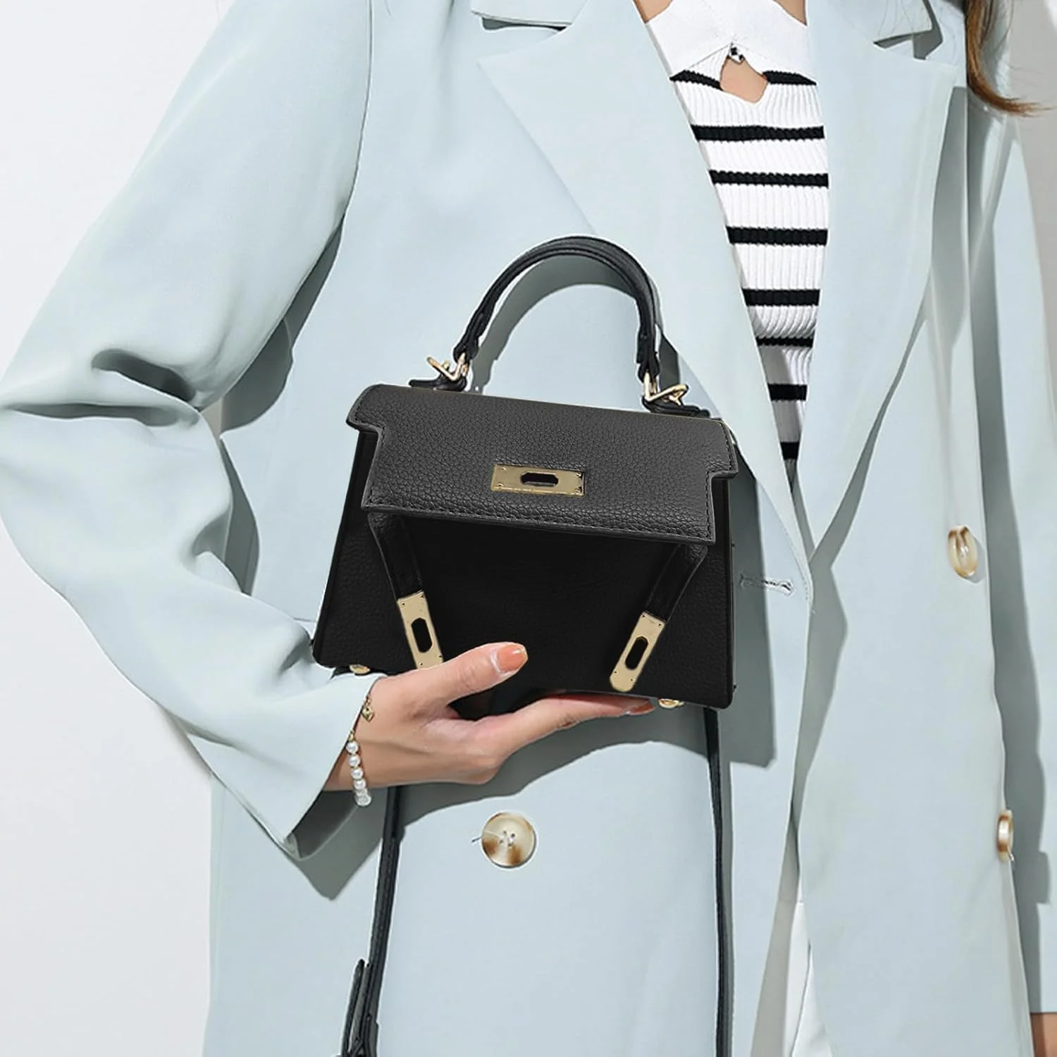 کیف دوشی زنانه KASTWAVE، کیف دستی شیک برای کار، مسافرت و استفاده روزمره، کیف شانه‌ای سبک و همه‌کاره هدیه برای خانم‌ها