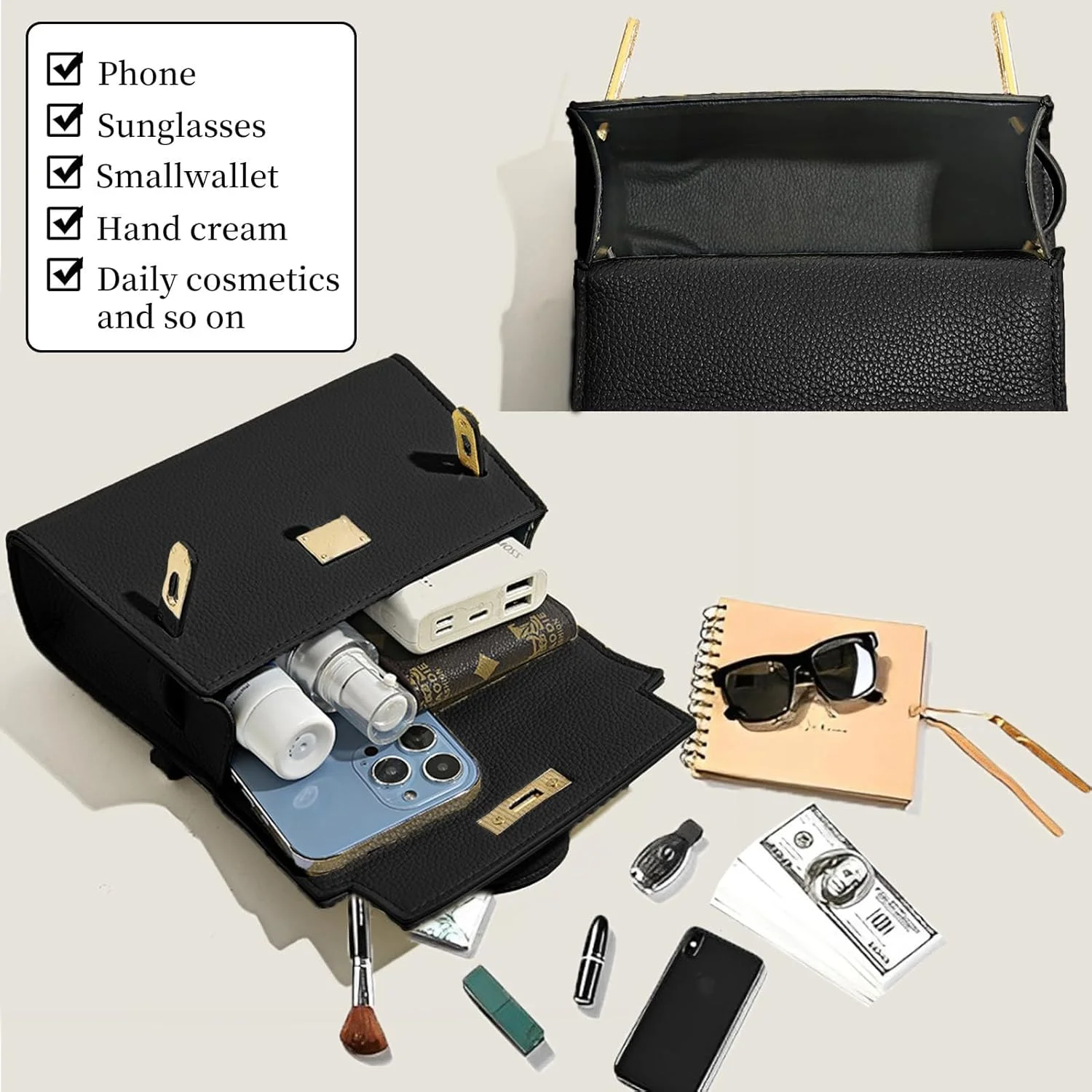 کیف دوشی زنانه KASTWAVE، کیف دستی شیک برای کار، مسافرت و استفاده روزمره، کیف شانه‌ای سبک و همه‌کاره هدیه برای خانم‌ها