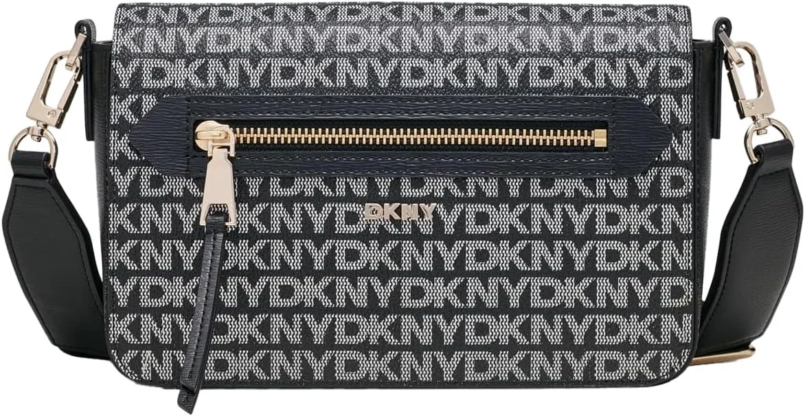کیف دوشی زنانه DKNY Bryant Logo Ave مدل متوسط