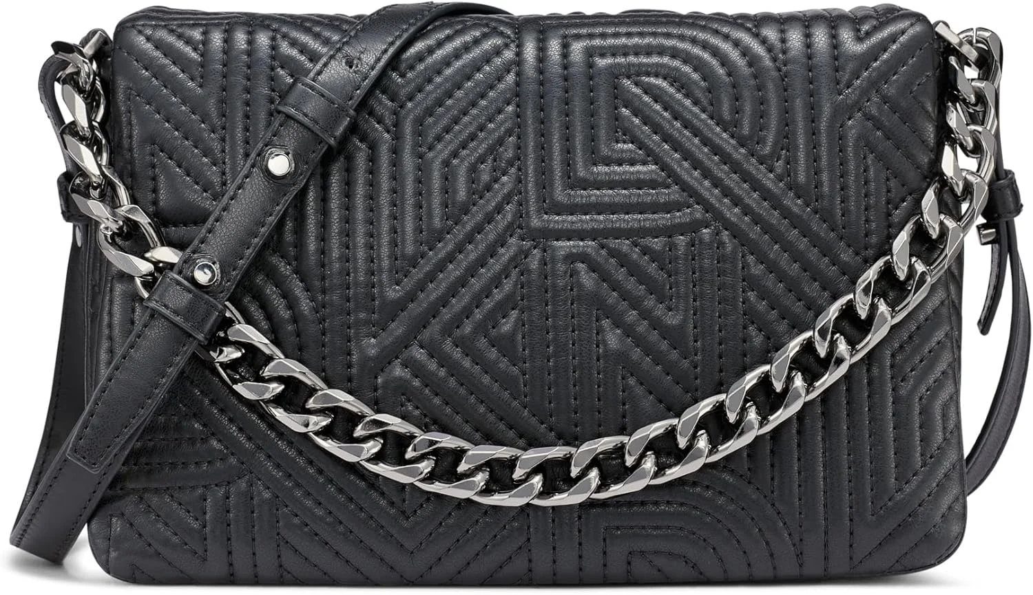 کیف دوشی زنانه DKNY مدل Desiree Lg Flap