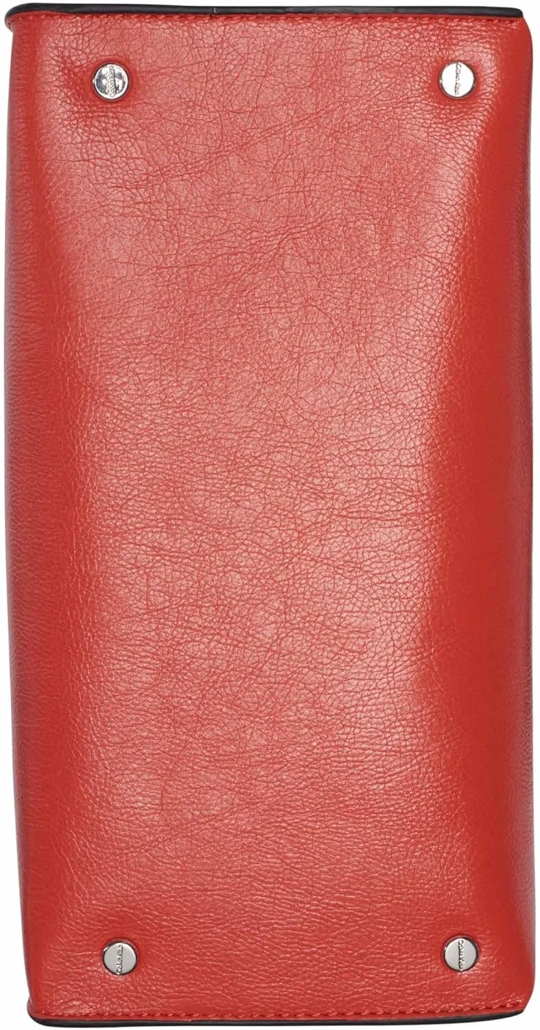 کیف دستی کوچک و بند دوشی کالوین کلاین مدل بکی، نارنجی تند