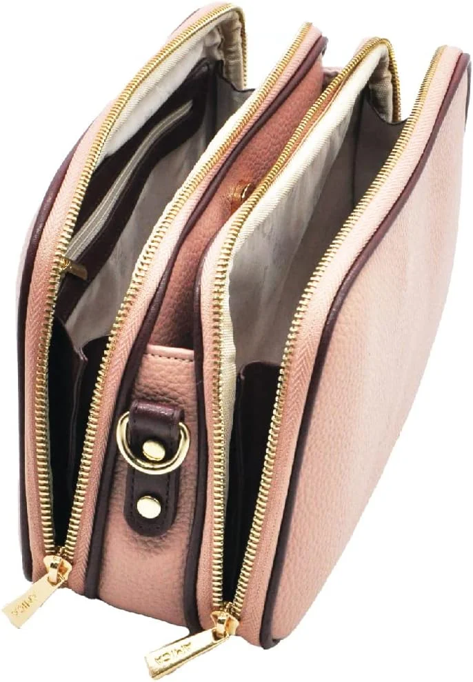 کیف دستی زنانه مدل دوربین آمیکا Diletta، صورتی، با بند قابل تنظیم