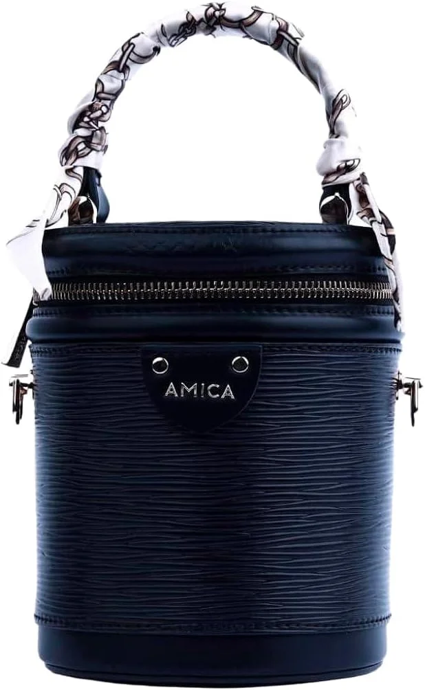 کیف دستی کوچک زنانه مدل دیانا/سلست از چرم مصنوعی وگان، مناسب برای بانوان شیک پوش، کیف اداری و مسافرتی، کیف دوشی برای دانشگاه | هدیه تولد برای دختران و زنان و همسر (مشکی)