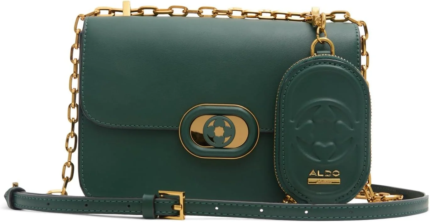 کیف رودوشی زنانه آلدو مدل کالیدورا، سبز تیره، بدون سایز