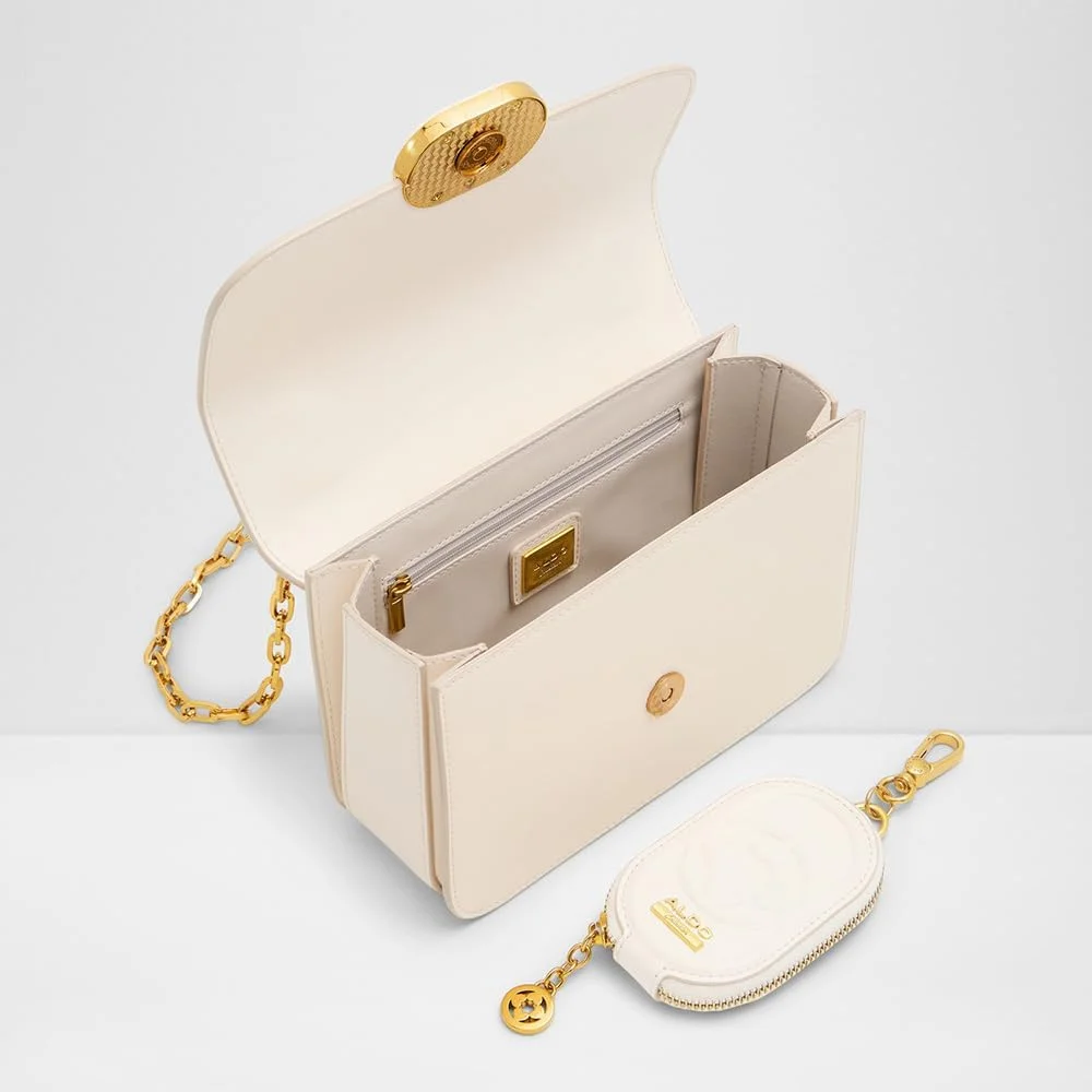 کیف رودوشی زنانه آلدو مدل CALLIDORA رنگ استخوانی بدون سایز