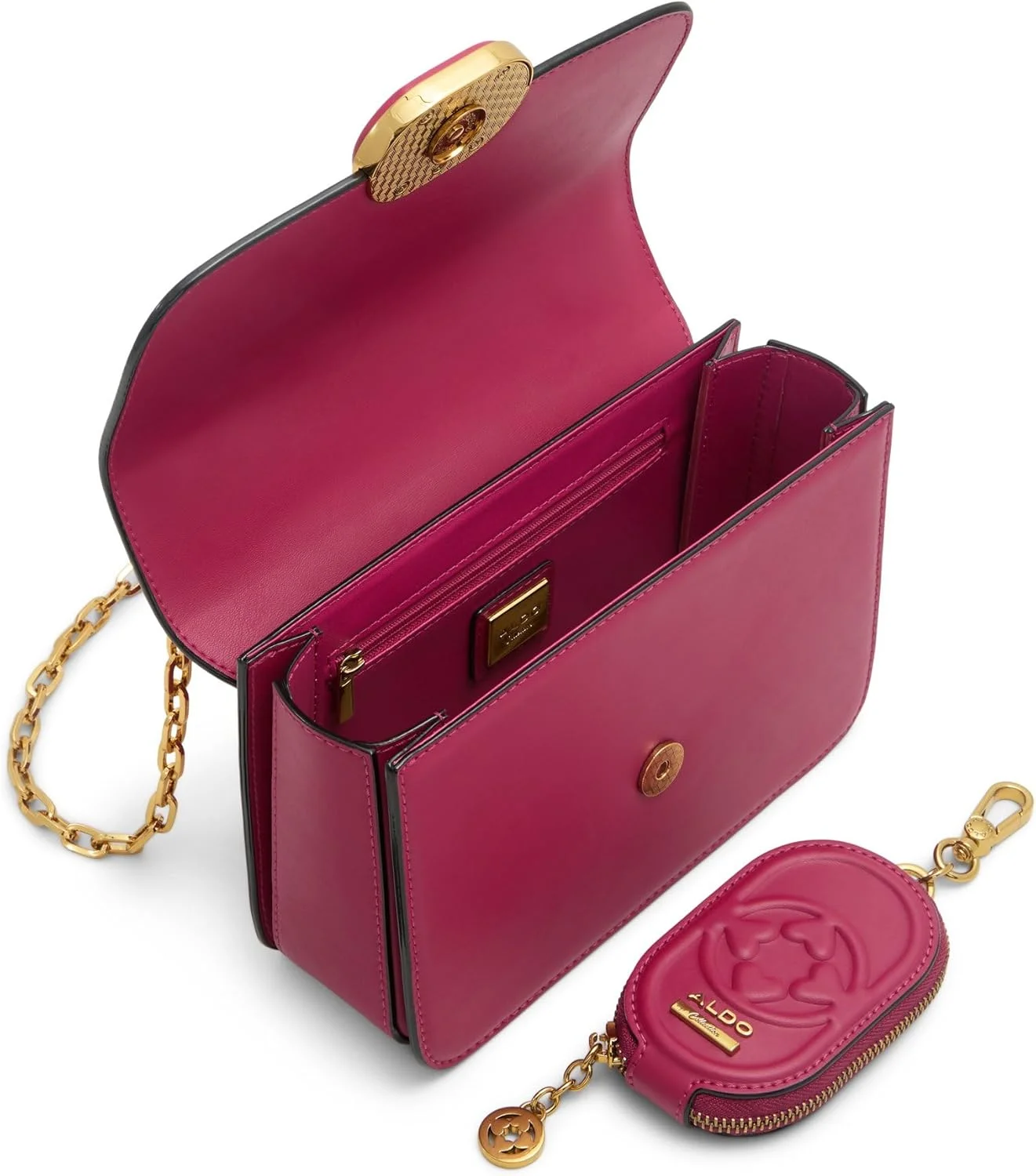 کیف رودوشی زنانه آلدو مدل 13824348 CALLIDORA، تمشکی